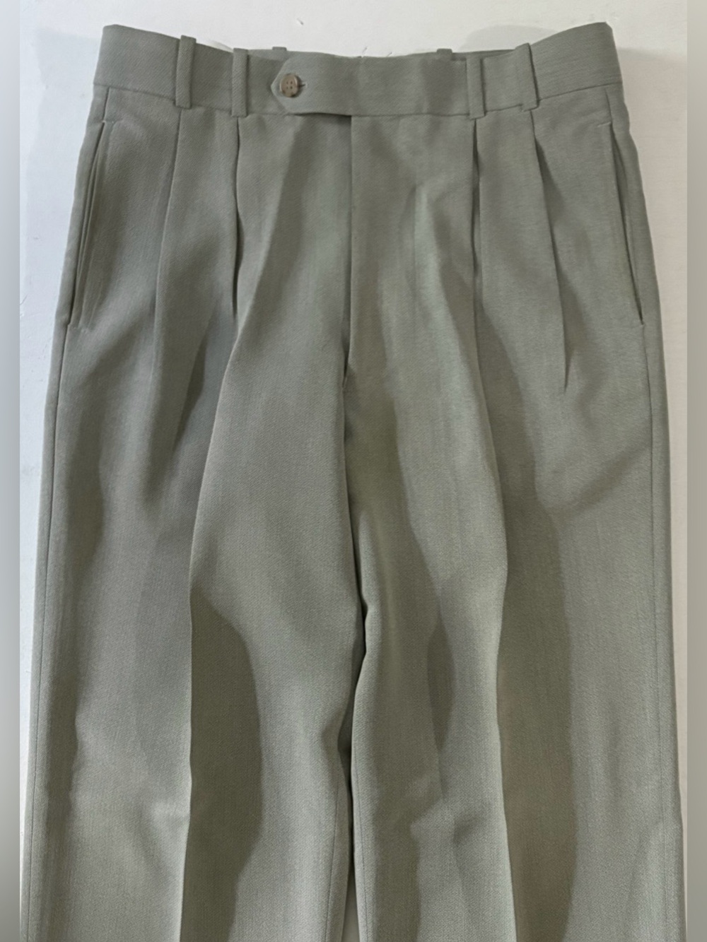 Vintage Today’s Man Men’s Dress Pants Size 31 Olive Grey - Picture 2 of 7
